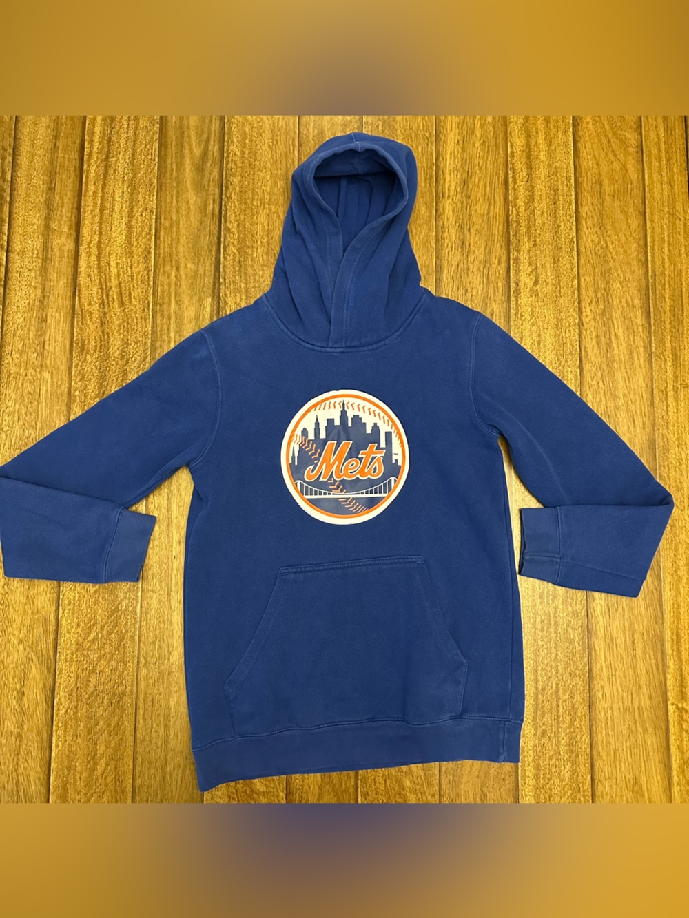 MLB New York Mets Youth Large Hoodie Blue GEN2 Genuine Merchandise Sweatshirt L